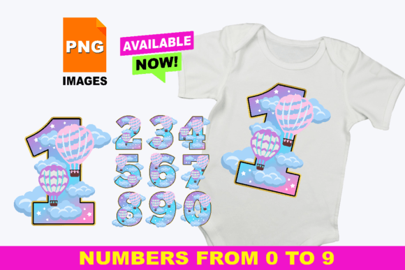 Download Hot Air Numbers 0-9 Clip Art Set PNG - Premium Resources