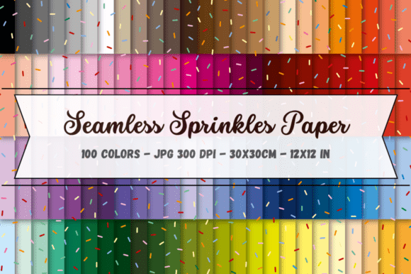 Download Seamless Sprinkles Digital Paper - Digital paper Collection