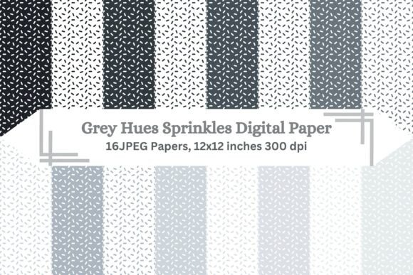 Download Grey Hues Sprinkles Digital Paper - Digital paper Collection