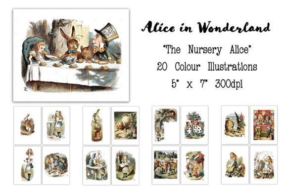 Download Alice in Wonderland Mad Hatter Tea Party - Premium Bundle